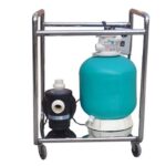 Swimming Pool Filtration With SS Trolley
